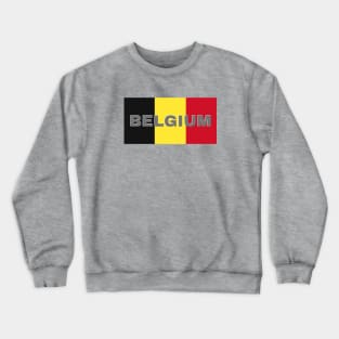 Belgium Flag Crewneck Sweatshirt